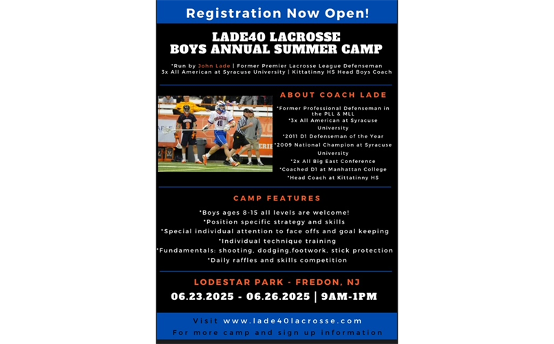 Lade40 Boys Summer Lacrosse Camp